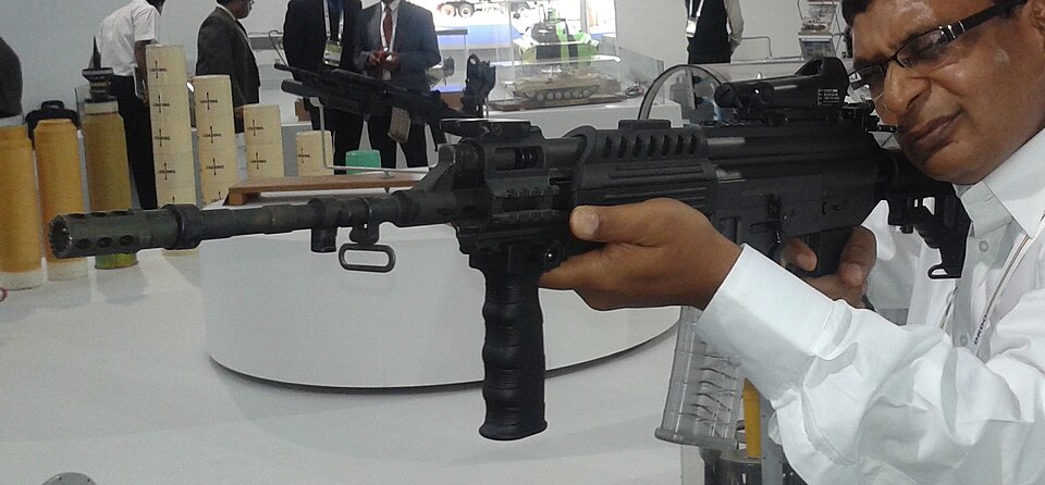 File:DRDO Multi Caliber Rifle being aimed.jpg